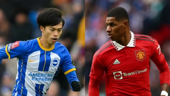 Brighton & Hove Albion F.C. vs Manchester United F.C. Lineups